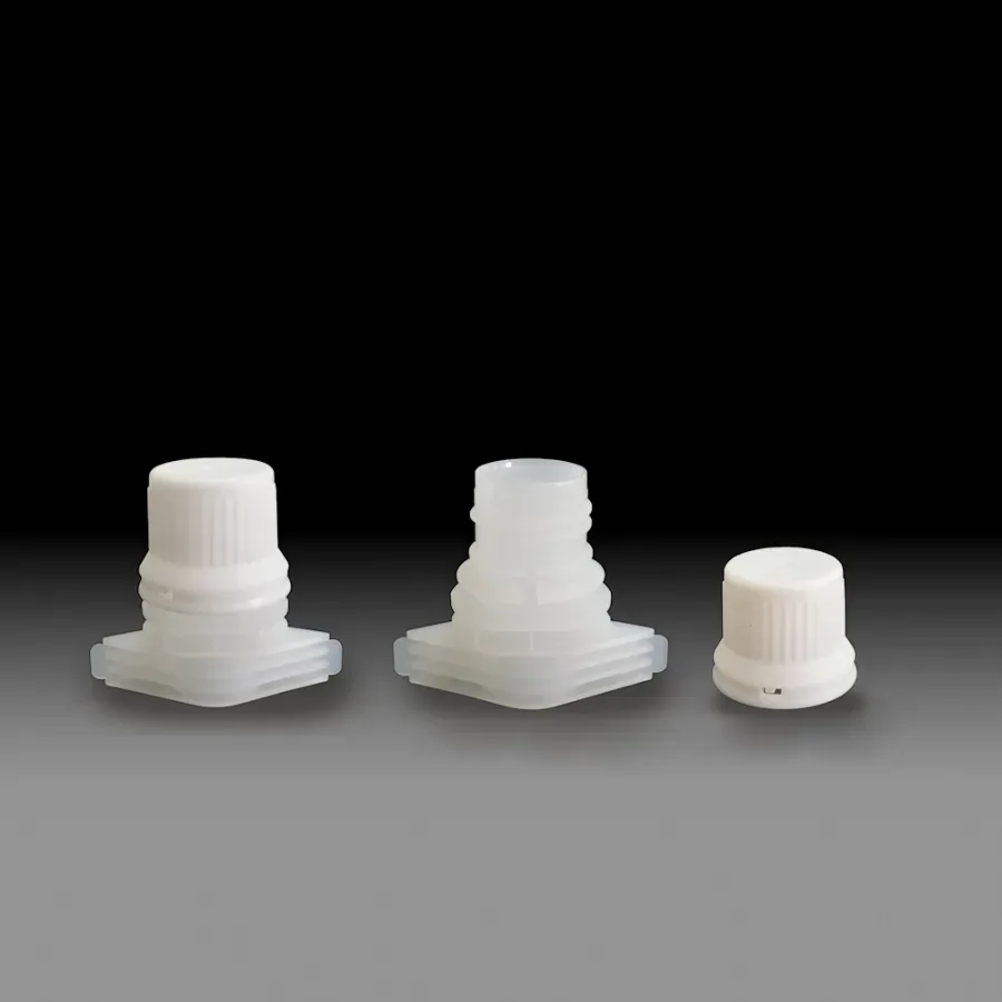 15 mm Food Grade Plastic Jelly Juice Ketchup Spout with Cap